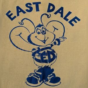 Vintage 90s East Dale Bumblebees T-shirt Mens Medium Yellow Retro Crewneck